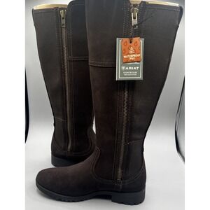 Ariat‎ Womens Sutton II Waterproof Riding Boot Chocolate Suede Sz 36/US 5.5M NEW